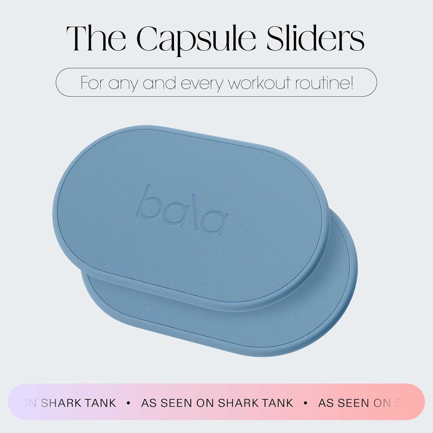 image:imageBala Capsule Sliders for Working Out Core Workout Floor Exercise  Fitness Gliders for Squats Lunges amp Pushup Strength Slides for Yoga Pilates Aerobics Women amp MenSea
