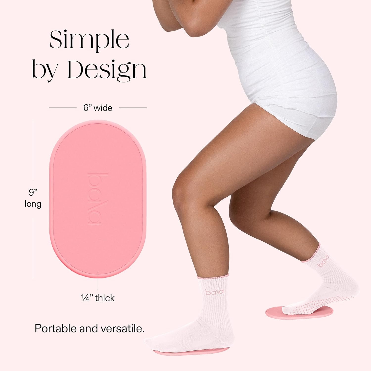 image:imageBala Capsule Sliders for Working Out Core Workout Floor Exercise  Fitness Gliders for Squats Lunges amp Pushup Strength Slides for Yoga Pilates Aerobics Women amp MenBlush