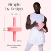 image:imageBala Ab Roller Wheel with Ergonomic Foam Handle  Home Gym Equipment  Core Abdominal Ab Wheel Exercise Trainer for Core Strength Training Obliques Workout Pilates amp Yoga  Women amp MenBLUSH