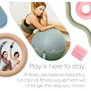 image:imageBala Balance Ball Exercise Ball Chair for Yoga Pilates amp Home Workouts  Workout Accessories for Core Strengthening Physical Therapy amp Barre  Womens Gym EquipmentBlush