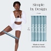 image:imageBala Bands Resistance Bands Elastic Booty Bands for Home Workouts 5 Pack  NonSlip Ankle Legs amp Glutes Women amp Men  Loop Workout Bands for Yoga Pilates amp Strength TrainingSea