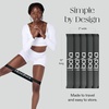 image:imageBala Bands Resistance Bands Elastic Booty Bands for Home Workouts 5 Pack  NonSlip Ankle Legs amp Glutes Women amp Men  Loop Workout Bands for Yoga Pilates amp Strength TrainingCharcoal