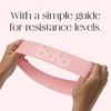 image:imageBala Bands Resistance Bands Elastic Booty Bands for Home Workouts 5 Pack  NonSlip Ankle Legs amp Glutes Women amp Men  Loop Workout Bands for Yoga Pilates amp Strength TrainingBlush