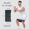 image:imageBala Bands Resistance Bands NonSlip Fabric Exercise Bands  NonSlip Ankle Legs Glutes amp Booty Bands Women amp Men  Loop Workout Bands for Yoga Pilates amp Strength TrainingCHARCOAL