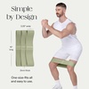 image:imageBala Bands Resistance Bands NonSlip Fabric Exercise Bands  NonSlip Ankle Legs Glutes amp Booty Bands Women amp Men  Loop Workout Bands for Yoga Pilates amp Strength TrainingSAGE