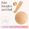 image:imageBala Bangles Workout 2 Piece Set  2lb Bangles Wrist amp Ankle Weights amp Pilates Exercise Ball