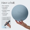 image:imageBala Bangles Workout 3 Piece Set  2lb Bangles Wrist amp Ankle Weights Pilates Exercise Ball amp Resistance Bands