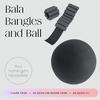 image:imageBala Bangles Workout Exercise Ball for Yoga and Pilate 2LB Set of 2  Home Workout Equipment Bundle Gift Set Strength Training amp Toning