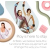 image:imageBala Bangles amp Bala Bars Home Workout Equipment Bundle  Blush  Home Workout Equipment Bundle Gift Set Strength Training amp Toning
