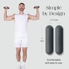 image:imageBala Bars 13 LB Dumbbells Set of 2  Home Gym Equipment for Women amp Men  Dumbbell Weights for Yoga Barre Pilates Cardio Aerobics Dance Walking Strength Training amp HIIT WorkoutCharcoal