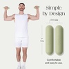 image:imageBala Bars 13 LB Dumbbells Set of 2  Home Gym Equipment for Women amp Men  Dumbbell Weights for Yoga Barre Pilates Cardio Aerobics Dance Walking Strength Training amp HIIT WorkoutSage