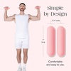 image:imageBala Bars 13 LB Dumbbells Set of 2  Home Gym Equipment for Women amp Men  Dumbbell Weights for Yoga Barre Pilates Cardio Aerobics Dance Walking Strength Training amp HIIT WorkoutBlush