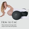 image:imageBala Birthday Peanut Hourglass Shaped Pregnancy Ball for Birthing amp Labor  Womens Stability amp Exercise Ball for Maternity Workouts Physical Therapy Pelvic Floor Exercise Yoga amp PilatesCharcoal