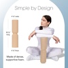 image:imageBala Hourglass Foam Roller Blush  Soft Density Back Roller Foam for Physical Therapy Deep Tissue Muscle Massage Flexibility amp Stretching  Workout Roller for Yoga Neck Back amp Legs ExerciseSand