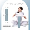 image:imageBala Hourglass Foam Roller Charcoal  Soft Density Back Roller Foam for Physical Therapy Deep Tissue Muscle Massage Flexibility amp Stretching  Workout Roller for Yoga Neck Back amp Legs ExerciseSea