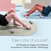 image:imageBala Massage Ball Trio SelfMyofascial Trigger Point Release Acupressure  Plantar Fasciitis amp Reflexology  Physical Therapy Balls for Foot amp Back 3 Piece