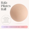 image:imageBala Pilates Ball NonWeighted Exercise Ball for Yoga amp Barre  Small 8  Yoga Ball Stretching Strength amp Core Training Workout Home Gym amp Fitness 100 PVC with Mini PumpSand