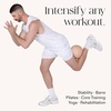 image:imageBala Pilates Ball NonWeighted Exercise Ball for Yoga amp Barre  Small 8  Yoga Ball Stretching Strength amp Core Training Workout Home Gym amp Fitness 100 PVC with Mini PumpSand