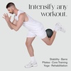 image:imageBala Pilates Ball NonWeighted Exercise Ball for Yoga amp Barre  Small 8  Yoga Ball Stretching Strength amp Core Training Workout Home Gym amp Fitness 100 PVC with Mini PumpCharcoal