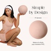 image:imageBala Pilates Ball NonWeighted Exercise Ball for Yoga amp Barre  Small 8  Yoga Ball Stretching Strength amp Core Training Workout Home Gym amp Fitness 100 PVC with Mini PumpSand