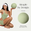 image:imageBala Pilates Ball NonWeighted Exercise Ball for Yoga amp Barre  Small 8  Yoga Ball Stretching Strength amp Core Training Workout Home Gym amp Fitness 100 PVC with Mini PumpSage