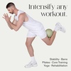 image:imageBala Pilates Ball NonWeighted Exercise Ball for Yoga amp Barre  Small 8  Yoga Ball Stretching Strength amp Core Training Workout Home Gym amp Fitness 100 PVC with Mini PumpSage