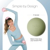 image:imageBala Power Ball Weighted Toning Exercise Ball for Pilates Yoga  Workout Ball for Strength amp Core Training Aerobics Home Fitness amp Working Out to Improve Balance amp SculptSage