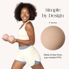 image:imageBala Power Ball Weighted Toning Exercise Ball for Pilates Yoga  Workout Ball for Strength amp Core Training Aerobics Home Fitness amp Working Out to Improve Balance amp SculptSand