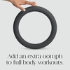 image:imageBala Power Ring 2in1 Kettlebell amp Dumbbell 10LB  Home Gym Equipment  Full Body Fitness Equipment for Strength amp Core Training HIIT Pilates Aerobics amp Working Out  Women amp MenCharcoal