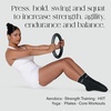 image:imageBala Power Ring 2in1 Kettlebell amp Dumbbell 10LB  Home Gym Equipment  Full Body Fitness Equipment for Strength amp Core Training HIIT Pilates Aerobics amp Working Out  Women amp MenCharcoal