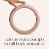 image:imageBala Power Ring 2in1 Kettlebell amp Dumbbell 10LB  Home Gym Equipment  Full Body Fitness Equipment for Strength amp Core Training HIIT Pilates Aerobics amp Working Out  Women amp Men  Sand
