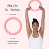 image:imageBala Power Ring 2in1 Kettlebell amp Dumbbell 10LB  Home Gym Equipment  Full Body Fitness Equipment for Strength amp Core Training HIIT Pilates Aerobics amp Working Out  Women amp MenBlush