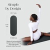 image:imageBala The Plush Yoga Mat for Home Gym NonSlip Exercise Mat 10MM  Soft Lightweight Home Workout Mat with Sweat Absorbing Fabric for Hot Yoga Aerobics amp Pilates Travel FriendlyCharcoal