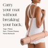 image:imageBala Yoga Mat Straps for Carrying Lightweight Yoga Mat Sling Holder  Carrying Strap for Travel Carriers amp Holders Accessories for Workouts amp Exercise  Soft Absorbent FabricSand