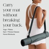image:imageBala Yoga Mat Straps for Carrying Lightweight Yoga Mat Sling Holder  Carrying Strap for Travel Carriers amp Holders Accessories for Workouts amp Exercise  Soft Absorbent FabricCharcoal