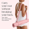 image:imageBala Yoga Mat Straps for Carrying Lightweight Yoga Mat Sling Holder  Carrying Strap for Travel Carriers amp Holders Accessories for Workouts amp Exercise  Soft Absorbent FabricBlush
