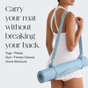 image:imageBala Yoga Mat Straps for Carrying Lightweight Yoga Mat Sling Holder  Carrying Strap for Travel Carriers amp Holders Accessories for Workouts amp Exercise  Soft Absorbent FabricSea
