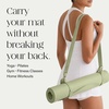 image:imageBala Yoga Mat Straps for Carrying Lightweight Yoga Mat Sling Holder  Carrying Strap for Travel Carriers amp Holders Accessories for Workouts amp Exercise  Soft Absorbent FabricSage
