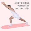 image:imageBala Yoga Mat for Home Gym NonSlip Exercise Mat for Home Yoga  Indoor Exercising Floor Mat for Stretching Pilates Aerobics amp Fitness  Outdoor  Indoor Exercise EquipmentBlush