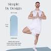 image:imageBala Yoga Mat for Home Gym NonSlip Exercise Mat for Home Yoga  Indoor Exercising Floor Mat for Stretching Pilates Aerobics amp Fitness  Outdoor  Indoor Exercise EquipmentSea