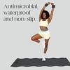 image:imageBala Yoga Mat for Home Gym NonSlip Exercise Mat for Home Yoga  Indoor Exercising Floor Mat for Stretching Pilates Aerobics amp Fitness  Outdoor  Indoor Exercise EquipmentCharcoal