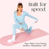 image:imageBala Yoga Mat for Home Gym NonSlip Exercise Mat for Home Yoga  Indoor Exercising Floor Mat for Stretching Pilates Aerobics amp Fitness  Outdoor  Indoor Exercise EquipmentBlush