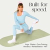 image:imageBala Yoga Mat for Home Gym NonSlip Exercise Mat for Home Yoga  Indoor Exercising Floor Mat for Stretching Pilates Aerobics amp Fitness  Outdoor  Indoor Exercise EquipmentSage
