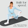image:imageBala Yoga Mat for Home Gym NonSlip Exercise Mat for Home Yoga  Indoor Exercising Floor Mat for Stretching Pilates Aerobics amp Fitness  Outdoor  Indoor Exercise EquipmentCharcoal