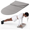 image:imageBala Yoga Mat for Home Gym NonSlip Exercise Mat for Home Workout 12MM  Compact Indoor Exercising Floor Mat for Stretching Pilates Aerobics amp Fitness  Travel Friendly Exercise EquipmentHeather