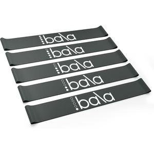 image:imageBala Bands Resistance Bands Elastic Booty Bands for Home Workouts 5 Pack  NonSlip Ankle Legs amp Glutes Women amp Men  Loop Workout Bands for Yoga Pilates amp Strength TrainingCharcoal