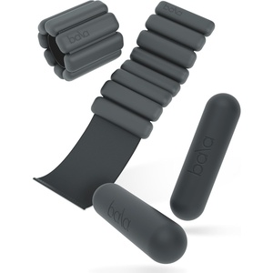 image:imageBala Bangles amp Bala Bars Home Workout Equipment Bundle  Charcoal  Home Workout Equipment Bundle Gift Set Strength Training amp Toning