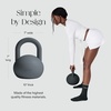 image:imageBala Kettleball Soft Kettlebell for Women  Core amp Strength Training  AntiSlip Grip Kettlebells Exercise Weights with Cushioned ImpactResistant Base  Equipment for Home Gym WorkoutsCharcoal