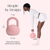 image:imageBala Kettleball Soft Kettlebell for Women  Core amp Strength Training  AntiSlip Grip Kettlebells Exercise Weights with Cushioned ImpactResistant Base  Equipment for Home Gym WorkoutsBlush
