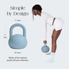image:imageBala Kettleball Soft Kettlebell for Women  Core amp Strength Training  AntiSlip Grip Kettlebells Exercise Weights with Cushioned ImpactResistant Base  Equipment for Home Gym WorkoutsSea